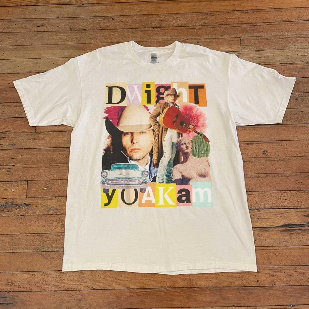 Dwight Yoakam - Unisex White T-Shirt